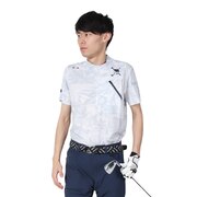 オークリー（OAKLEY）（メンズ）ゴルフウェア 吸汗 速乾 接触冷感 半袖 アイシー ブレス デジタル モック FOA405139-186