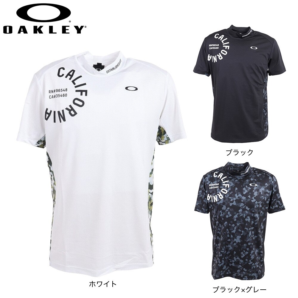 オークリー（OAKLEY）（メンズ）ゴルフウェア モックネック ゴルフ 半袖 メンズ Reliable Mock Shirt 2.0 FOA405153-00G