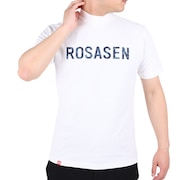 ROSASEN（メンズ）ゴルフウェア  半袖 メンズ ソロナ天竺半袖モックネックシャツ 044-28242-005