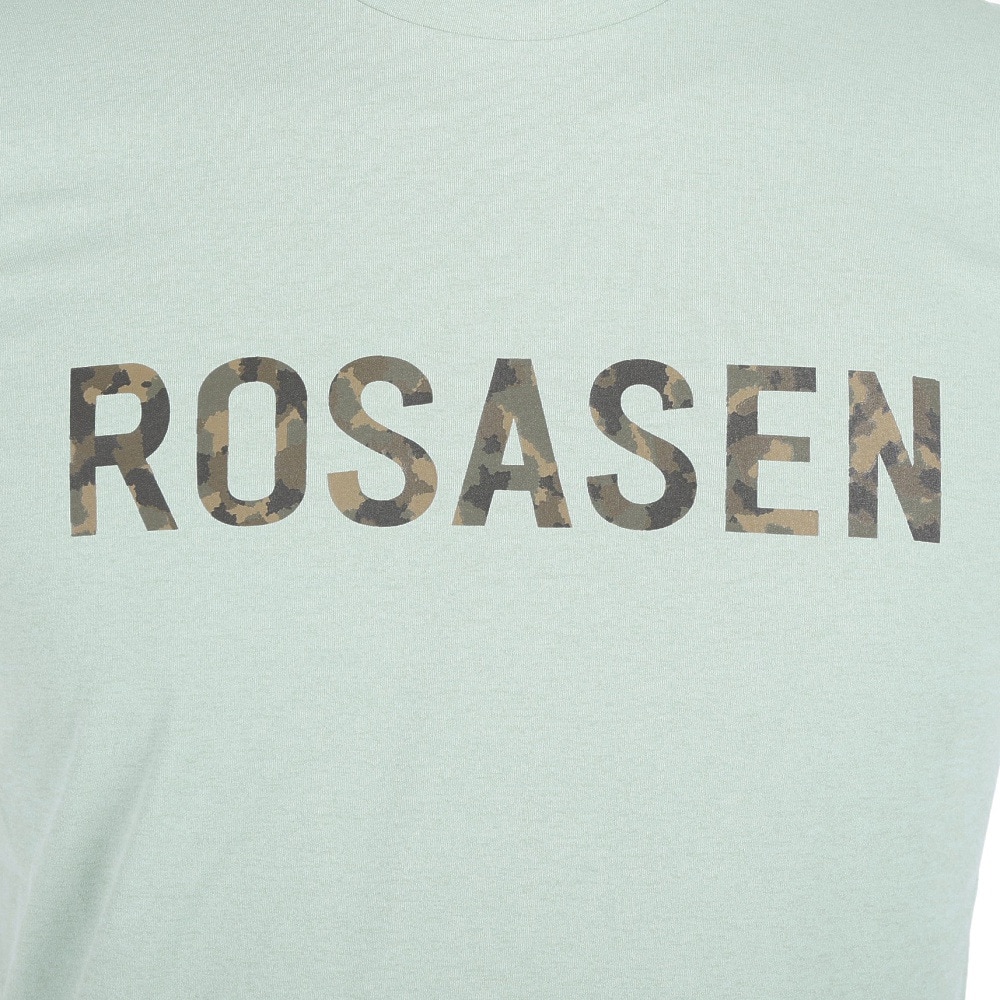 ROSASEN（メンズ）ゴルフウェア 半袖 メンズ ソロナ天竺半袖モックネックシャツ 044-28242-023