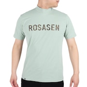 ROSASEN（メンズ）ゴルフウェア  半袖 メンズ ソロナ天竺半袖モックネックシャツ 044-28242-023