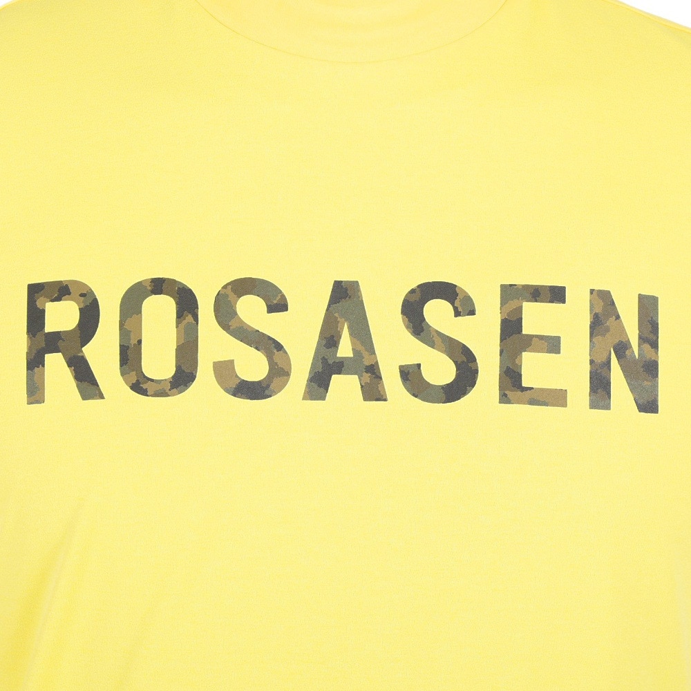 ROSASEN（メンズ）ゴルフウェア 吸汗 速乾 半袖 メンズ ソロナ 天竺 半袖 モックネック シャツ 044-28242-032