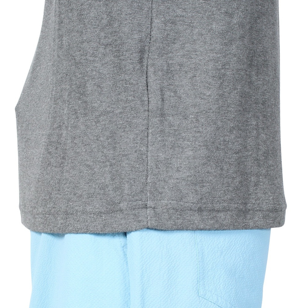 ROSASEN（メンズ）ゴルフウェア 吸水速乾 接触冷感 半袖 A-Line クールVパイル モックTシャツ 047-28441-015
