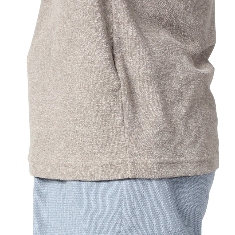 ROSASEN（メンズ）ゴルフウェア 吸水速乾 接触冷感 半袖 A-Line クールVパイル モックTシャツ 047-28441-052