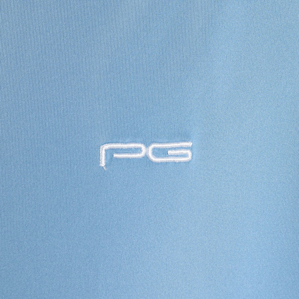 パフォーマンスギア（PG）（メンズ）ゴルフウェア 吸汗 速乾 接触冷感 半袖 メンズ モックネックシャツ 403PG3SEG0004 LBLU
