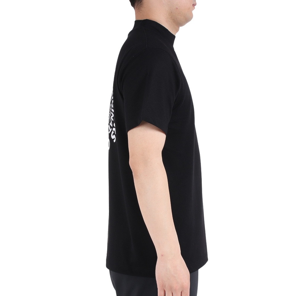 ニューエラ（NEW ERA）（メンズ）ゴルフウェア 吸汗 速乾 ミッドネック 鹿の子 半袖Tシャツ Circle OOTTF サークルロゴ 13516915