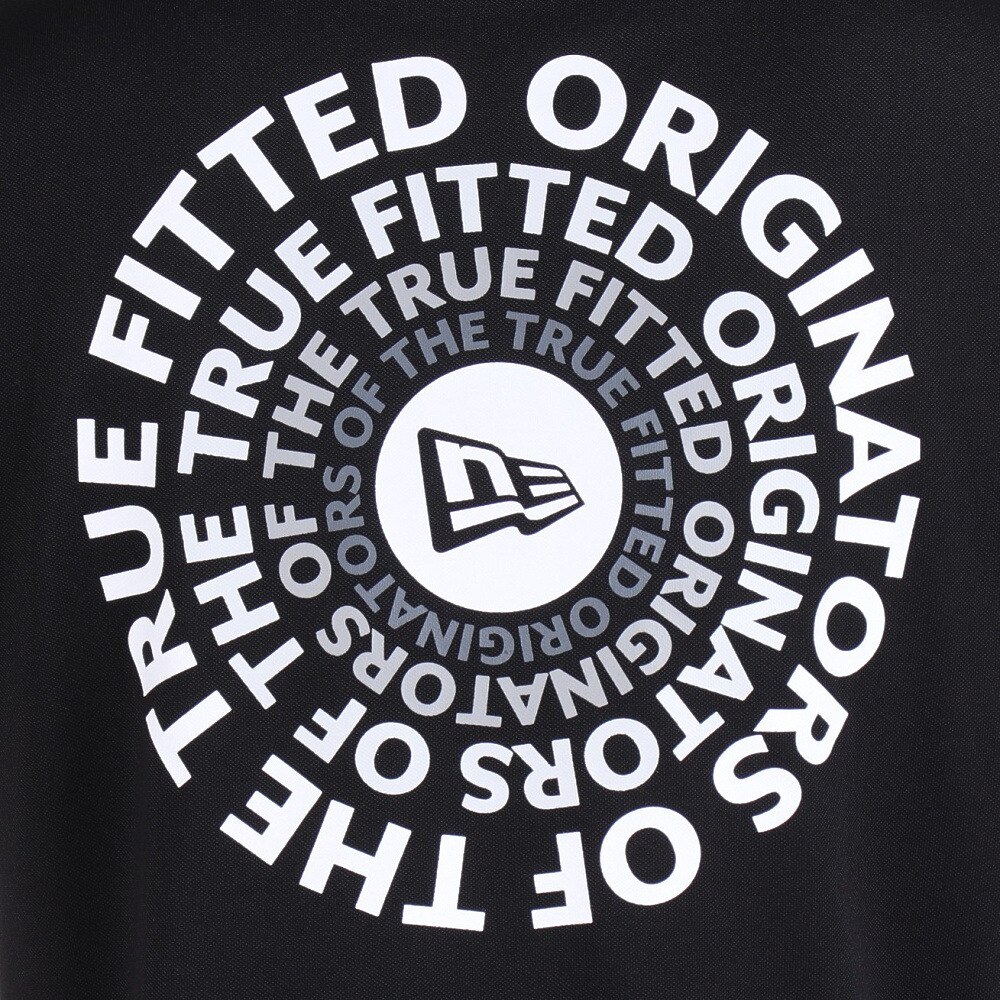 ニューエラ（NEW ERA）（メンズ）ゴルフウェア 吸汗 速乾 ミッドネック 鹿の子 半袖Tシャツ Circle OOTTF サークルロゴ 13516915