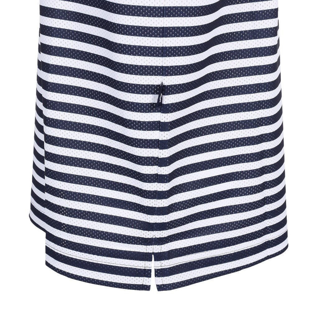 キャロウェイ（CALLAWAY）（メンズ）ゴルフウェア モックネックシャツ 半袖 かざあなメッシュ 吸汗 速乾 ボーダープリントメッシュカノコ C23134107-1120★★★