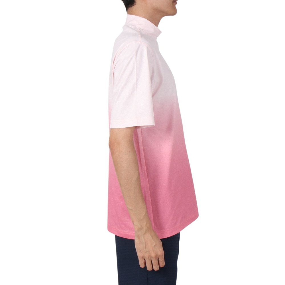 トラヴィスマシュー（Travis Mathew）（メンズ）ゴルフウェア 半袖モックネックシャツ 吸水 速乾 ストレッチ AP TM ST 7AH018 M 6PNK 23SS B