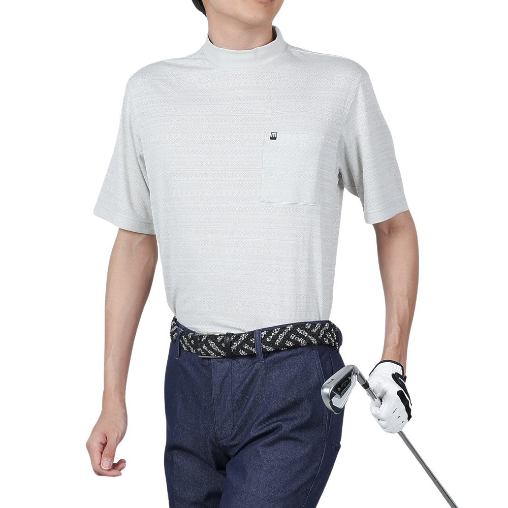 トラヴィスマシュー（Travis Mathew）（メンズ）ゴルフウェア 半袖モックネック AP TM ST 7AH028 M 1WHT 23SS B