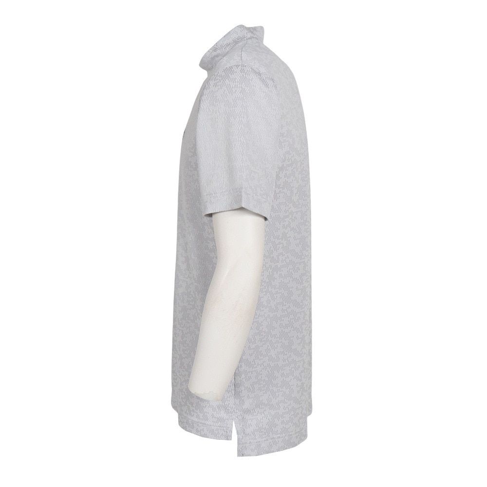 トミーアーマー（Tommy Armour）（メンズ）ゴルフウェア 日本製 モックネック 半袖 シャツ TAES23S030008 GRY