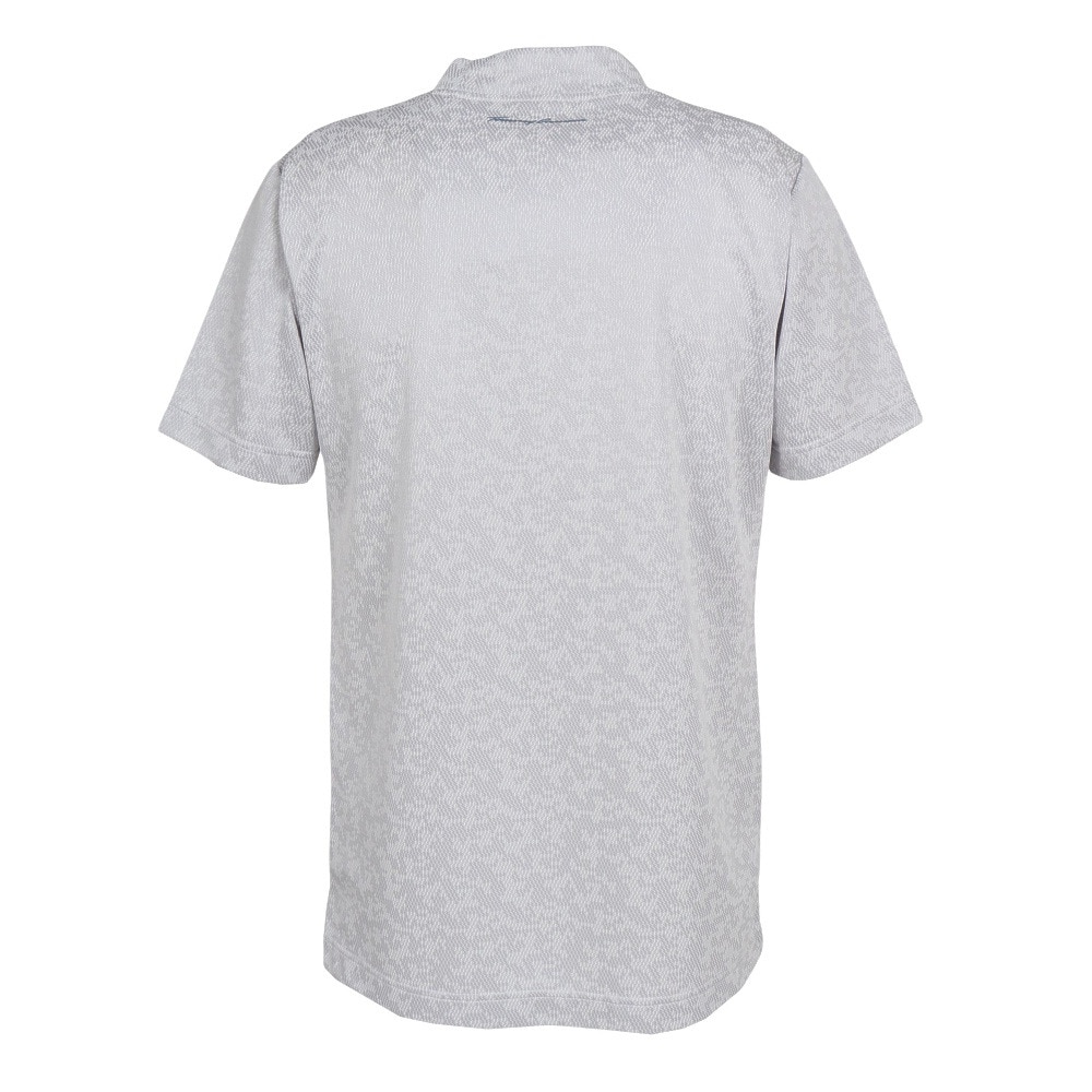 トミーアーマー（Tommy Armour）（メンズ）ゴルフウェア 日本製 モックネック 半袖 シャツ TAES23S030008 GRY