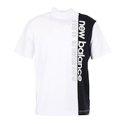 ニューバランス（new balance）（メンズ）ゴルフウェア ストレッチ バイカラー 半袖 モックネック プルオーバー 012-3166005-030