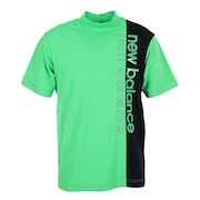 ニューバランス（new balance）（メンズ）ゴルフウェア ストレッチ バイカラー 半袖 モックネック プルオーバー 012-3166005-132