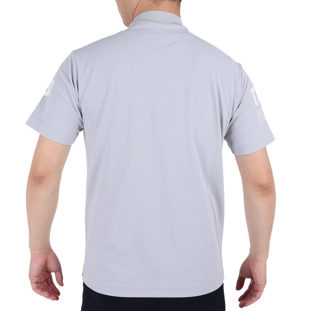 ニューバランス（new balance）（メンズ）ゴルフウェア 半袖 メンズ モックネック プルオーバー 012-3166008-022