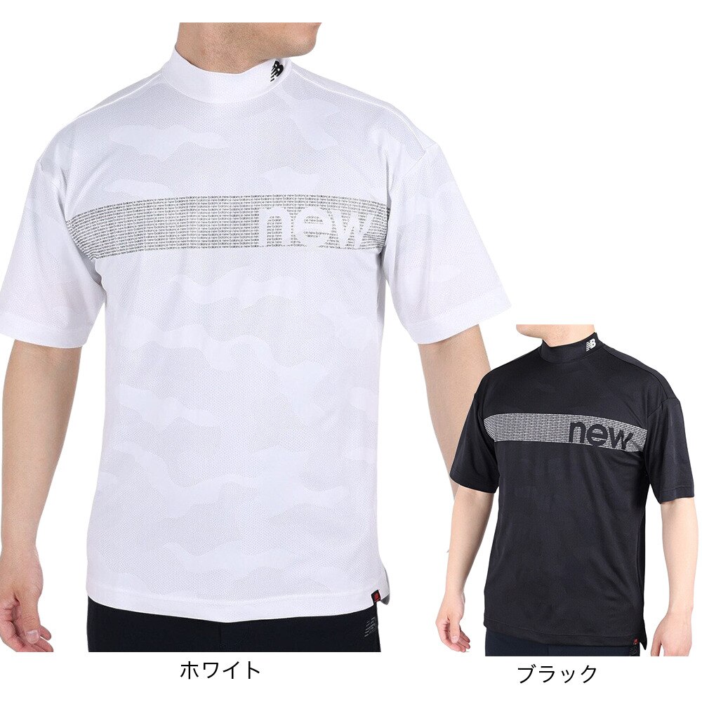 ニューバランス（new balance）（メンズ）ゴルフウェア 半袖 メンズ モックネックプルオーバー 012-3166012-030