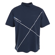フィドラ（FIDRA）（メンズ）ゴルフウェア モックネック 半袖シャツ FD5PTG10 NVY
