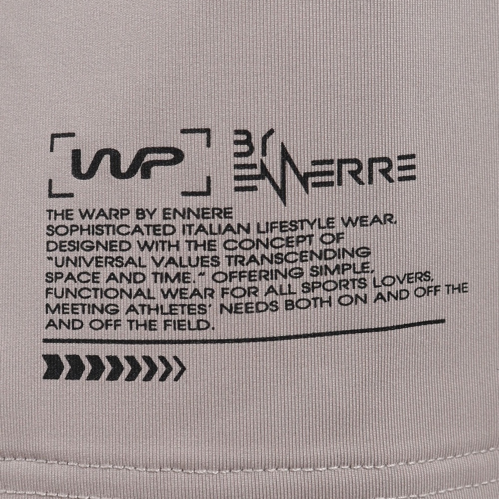 ザ・ワープ・バイ・エネーレ（The Warp By Ennerre）（メンズ）ゴルフウェア 吸汗 速乾 半袖 遮熱モックネック WG5PTG15 GRY