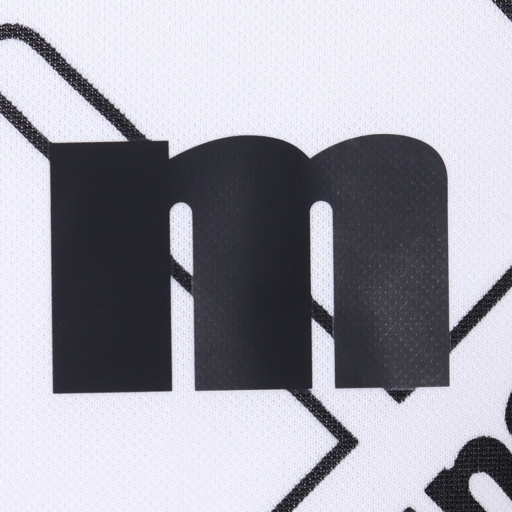 マンシングウエア（MUNSING WEAR）（メンズ）ゴルフウェア 半袖 MOTION3D&SUNSCREEN吸汗速乾ストレッチmロゴ総柄プリントモックネック MEMVJA09 WH00