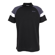 スリクソン（SRIXON）（メンズ）ゴルフウェア モックネック ゴルフ 半袖 メンズ 三段配色ワッフルメッシュシャツ RGMVJA10 BK00