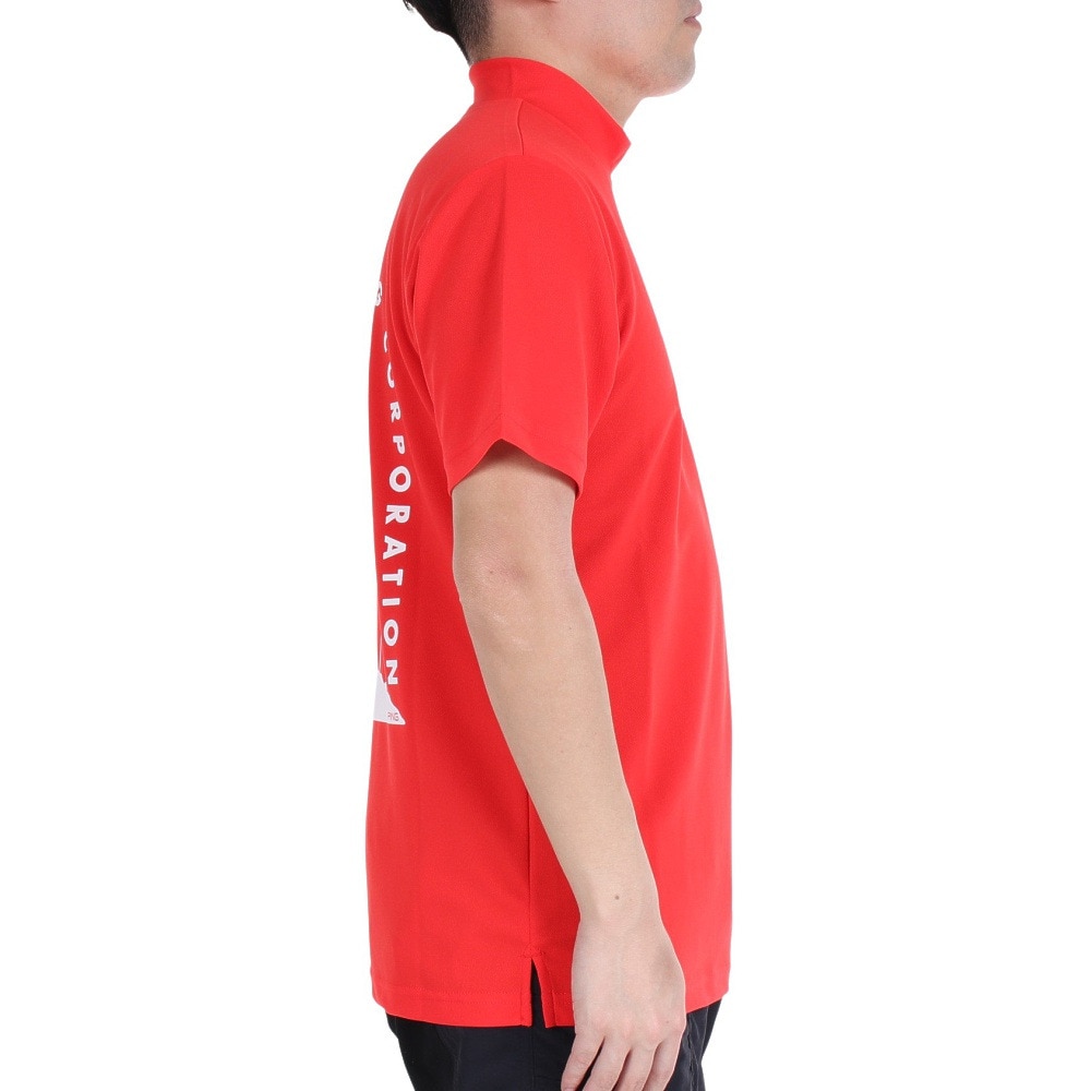ピン（PING）（メンズ）ゴルフウェア モックネック ゴルフ 半袖 メンズ グラフィックハイネックシャツ 621-3168309-100