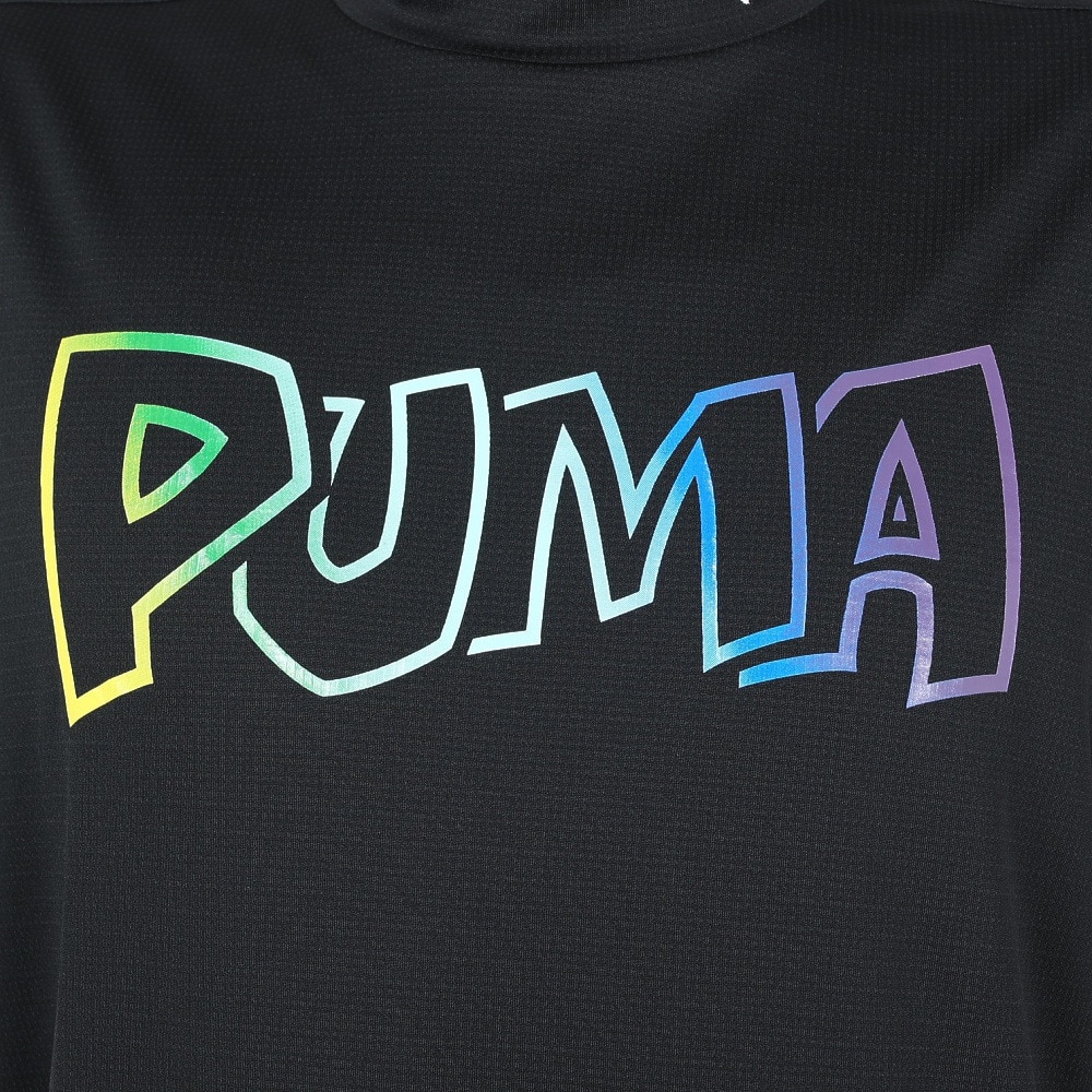 プーマ（PUMA）（メンズ）ゴルフウェア 半袖 ストリート ロゴ モック 624285-01