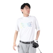 (メンズ)ゴルフウェア 半袖 ストリート ロゴ モック 624285