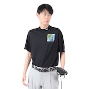 プーマ（PUMA）（メンズ）ゴルフウェア 半袖 ストリート プリント モックTシャツ 624286-01