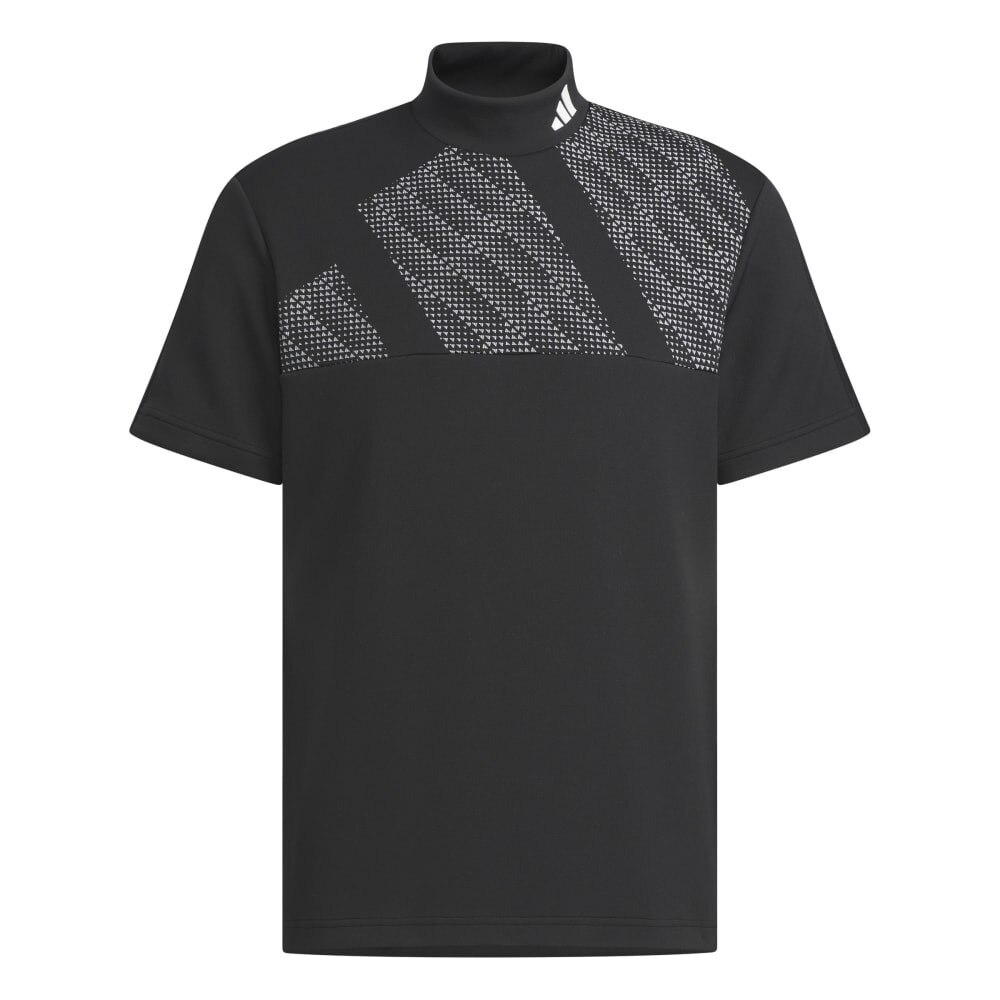 アディダス（adidas）（メンズ）ゴルフウェア モックネック BOSモチーフ 半袖シャツ MKR94-HY0942LE