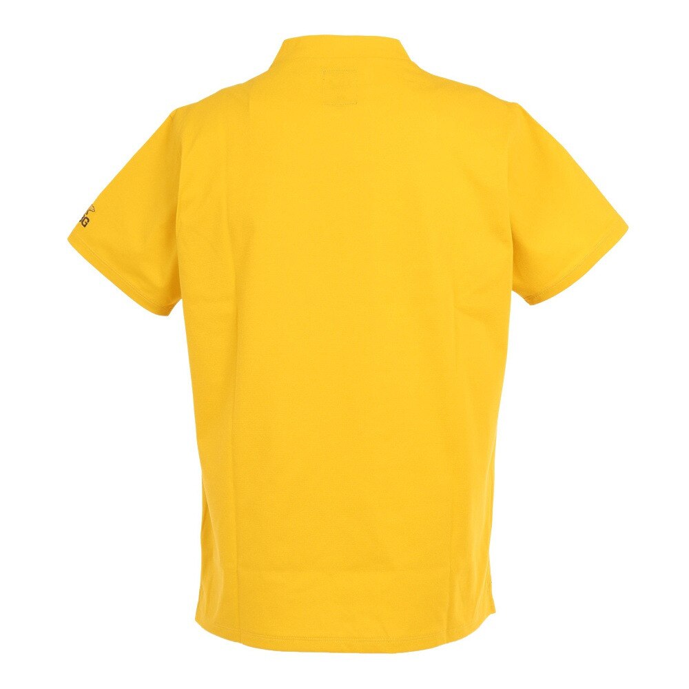 ゴールデンベア（GOLDEN BEAR）（メンズ）ゴルフウェア 吸汗 速乾 半袖 モックネック メンズ GBGミニモックネックTシャツ 311J4541-C29