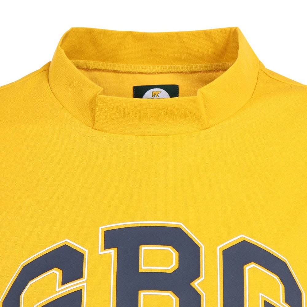 ゴールデンベア（GOLDEN BEAR）（メンズ）ゴルフウェア 吸汗 速乾 半袖 モックネック メンズ GBGミニモックネックTシャツ 311J4541-C29