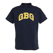 ゴールデンベア（GOLDEN BEAR）（メンズ）ゴルフウェア 吸汗 速乾 半袖 モックネック メンズ GBGミニモックネックTシャツ 311J4541-C48