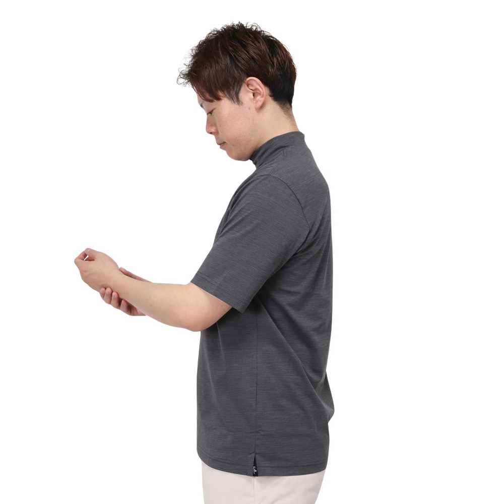 トラヴィスマシュー（Travis Mathew）（メンズ）ゴルフウェア モックネック 吸水 ロゴ 半袖Tシャツ 7AI010-0GPN