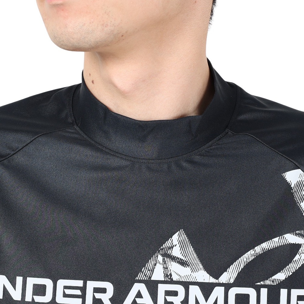 アンダーアーマー（UNDER ARMOUR）（メンズ）ゴルフウェア アイソチル 半袖モックネックシャツ 1384829 001