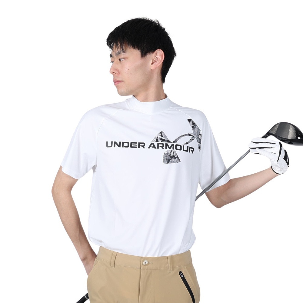 アンダーアーマー（UNDER ARMOUR）（メンズ）ゴルフウェア アイソチル モックネック半袖シャツ 1384829 100