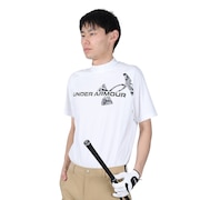 アンダーアーマー（UNDER ARMOUR）（メンズ）ゴルフウェア メンズ ISO-CHILL モックネック半袖シャツ 1384829 100