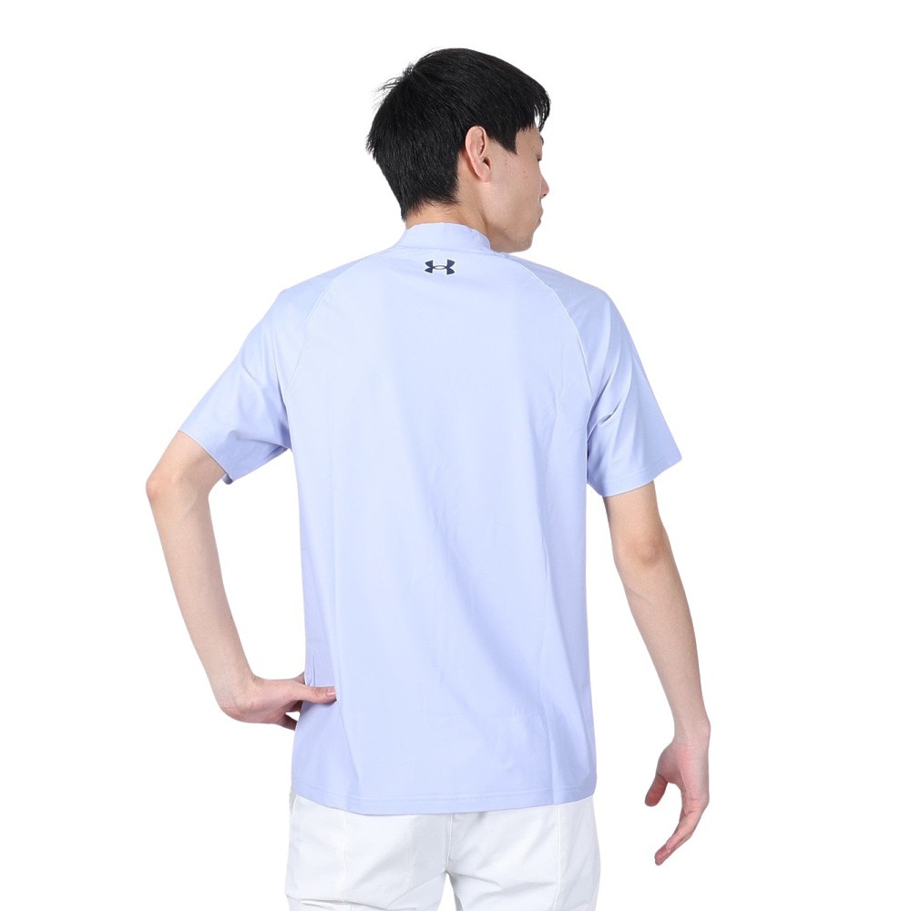 アンダーアーマー（UNDER ARMOUR）（メンズ）ゴルフウェア アイソチル モックネック半袖シャツ 1384829 539