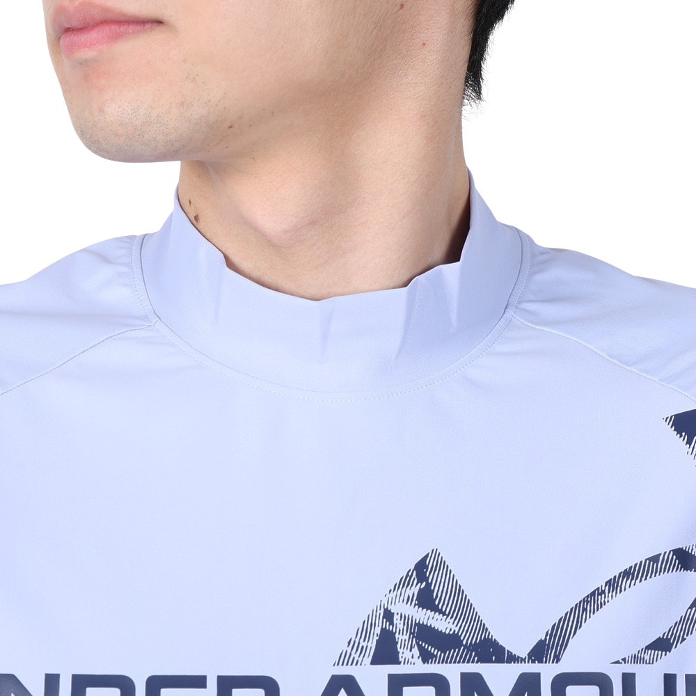 アンダーアーマー（UNDER ARMOUR）（メンズ）ゴルフウェア アイソチル モックネック半袖シャツ 1384829 539