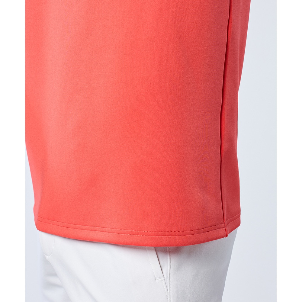 アンダーアーマー（UNDER ARMOUR）（メンズ）ゴルフウェア 通気性 半袖 ワードマーク モックネック シャツ 1384830 814