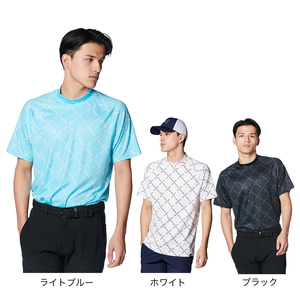アンダーアーマー（UNDER ARMOUR）（メンズ）ゴルフウェア Playoff 半袖モックネックシャツ 1384831 914