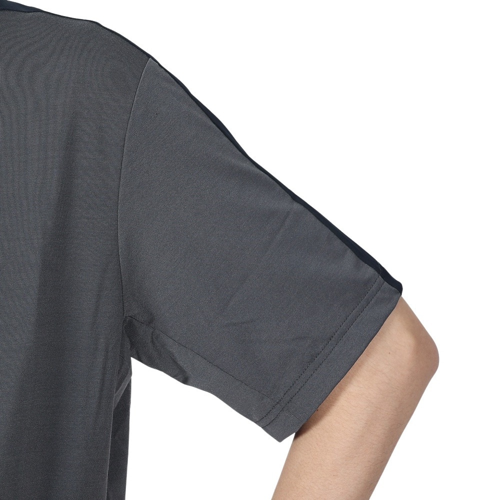 トラヴィスマシュー（Travis Mathew）（メンズ）ゴルフウェア 吸汗速乾 半袖テック モックネックシャツ ストレッチ 7AF074-0BLK