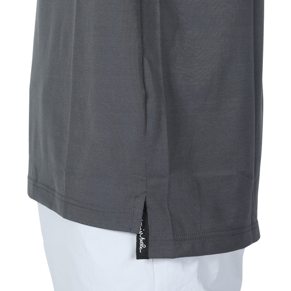 トラヴィスマシュー（Travis Mathew）（メンズ）ゴルフウェア 吸汗速乾 半袖テック モックネックシャツ ストレッチ 7AF074-0BLK