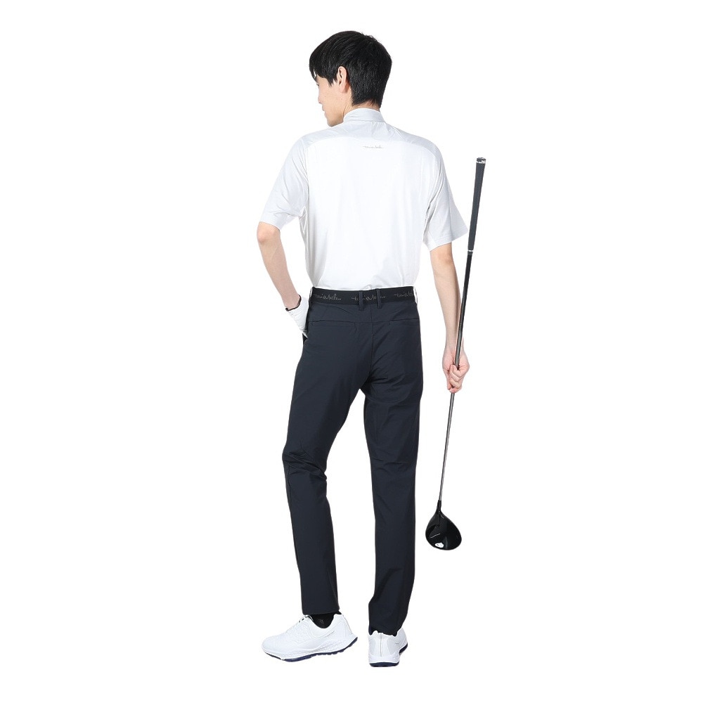 トラヴィスマシュー（Travis Mathew）（メンズ）ゴルフウェア 吸汗速乾 半袖テック モックネックシャツ ストレッチ 7AF074-1WHT