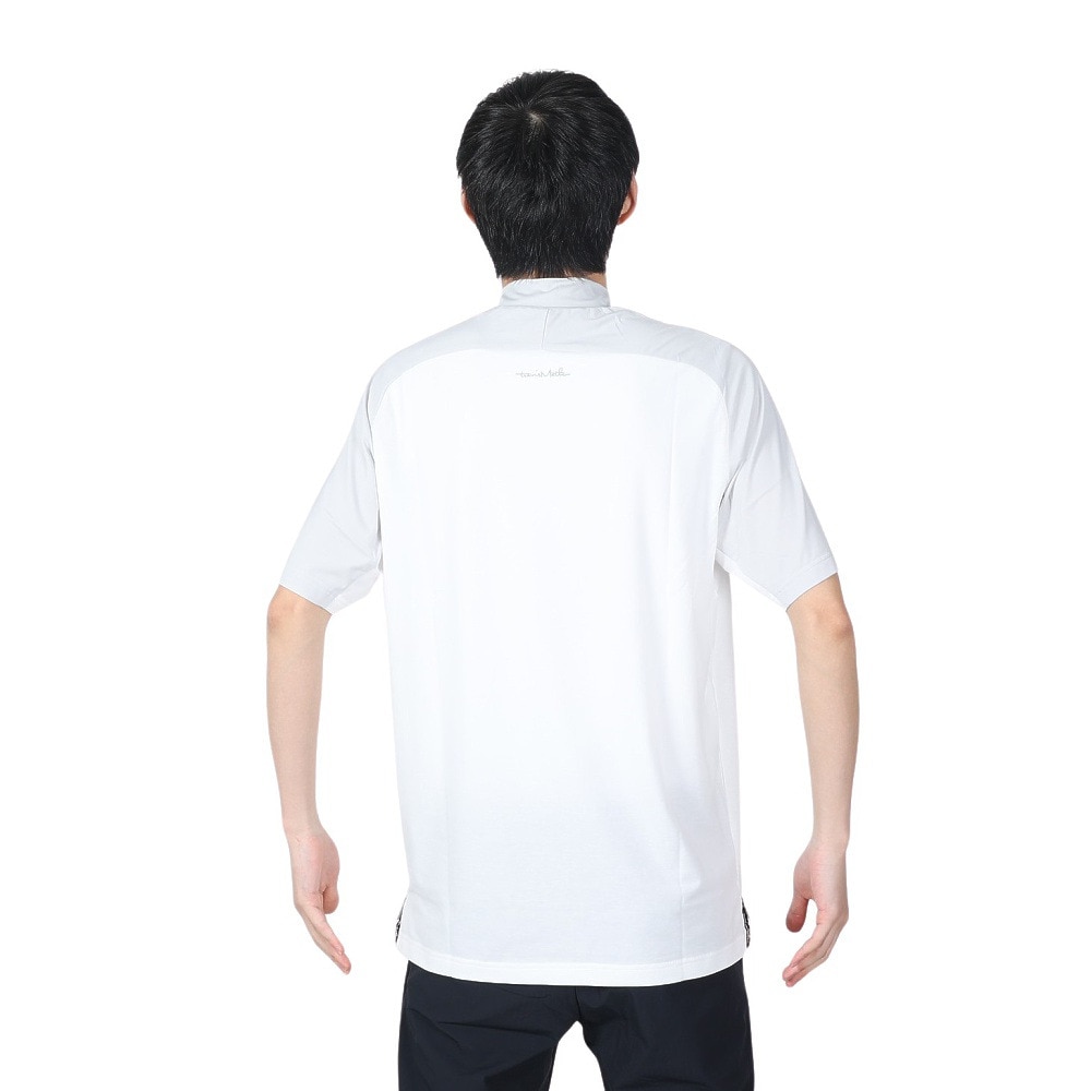 トラヴィスマシュー（Travis Mathew）（メンズ）ゴルフウェア 吸汗速乾 半袖テック モックネックシャツ ストレッチ 7AF074-1WHT