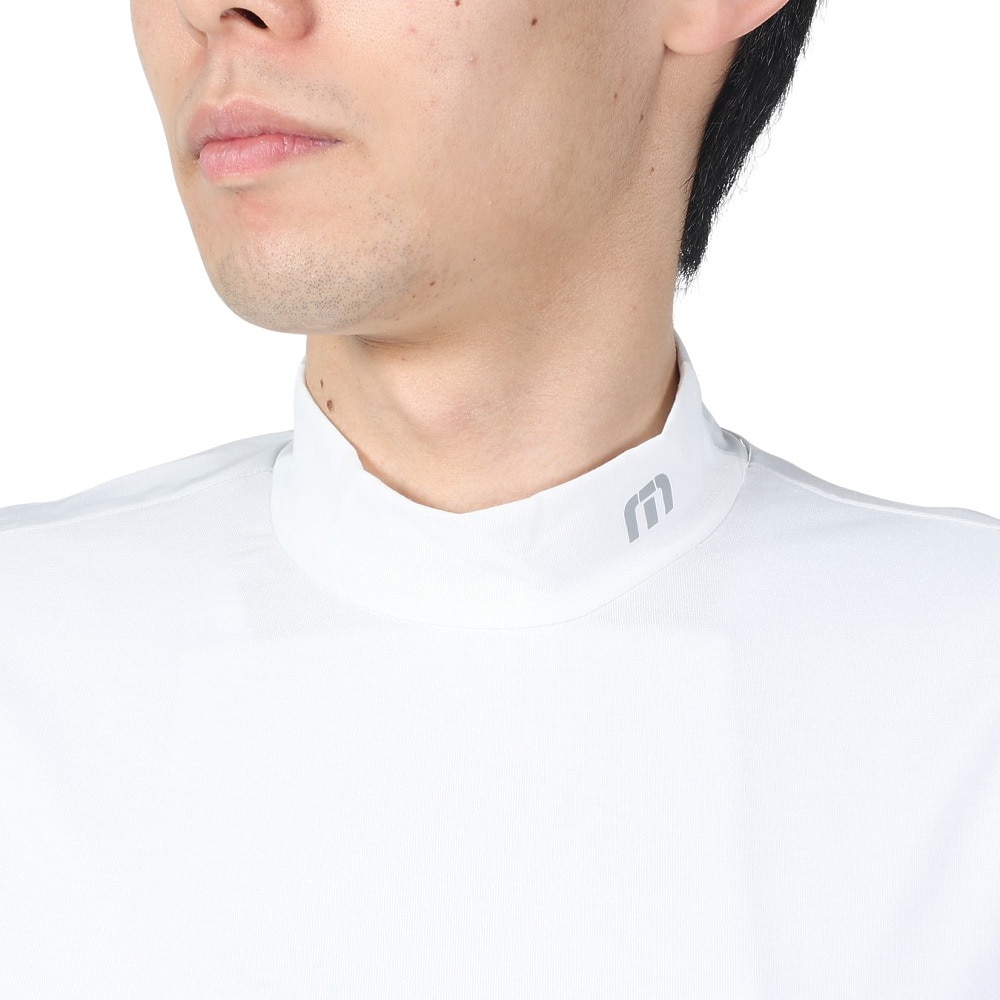 トラヴィスマシュー（Travis Mathew）（メンズ）ゴルフウェア 吸汗速乾 半袖テック モックネックシャツ ストレッチ 7AF074-1WHT