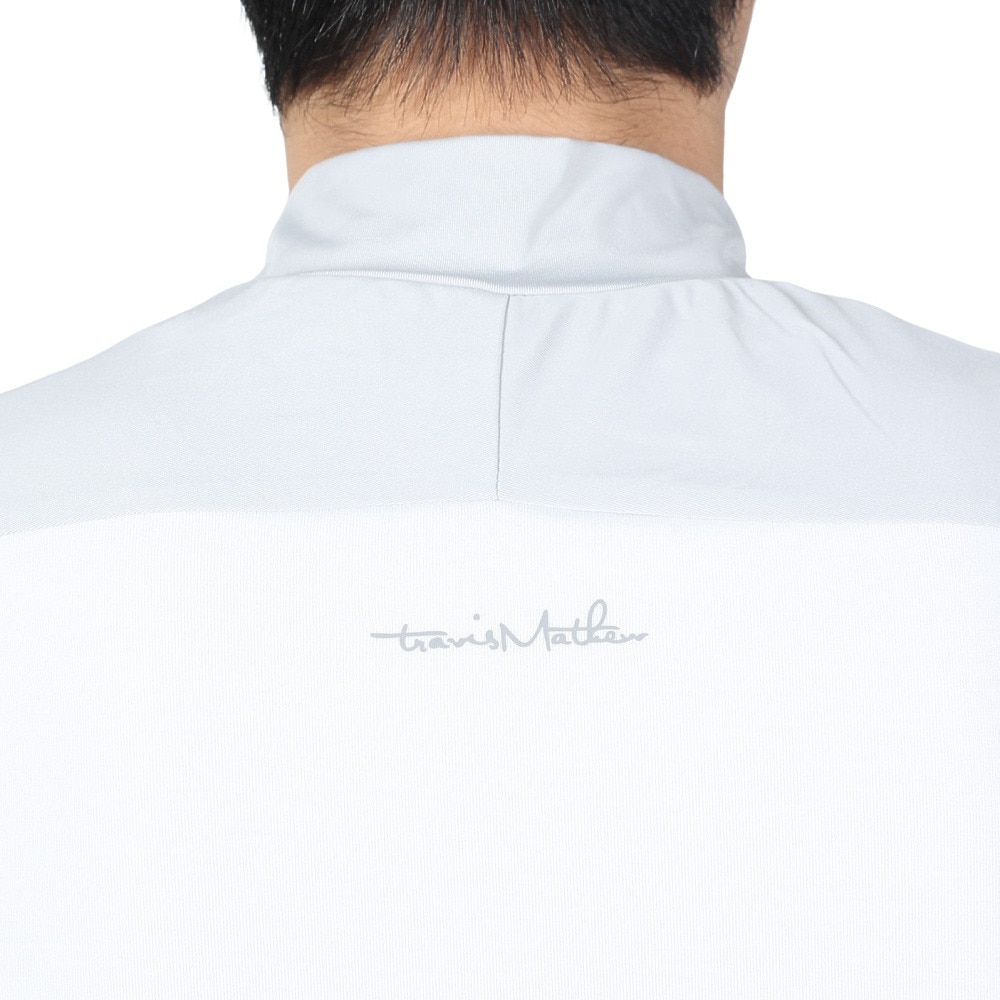 トラヴィスマシュー（Travis Mathew）（メンズ）ゴルフウェア 吸汗速乾 半袖テック モックネックシャツ ストレッチ 7AF074-1WHT