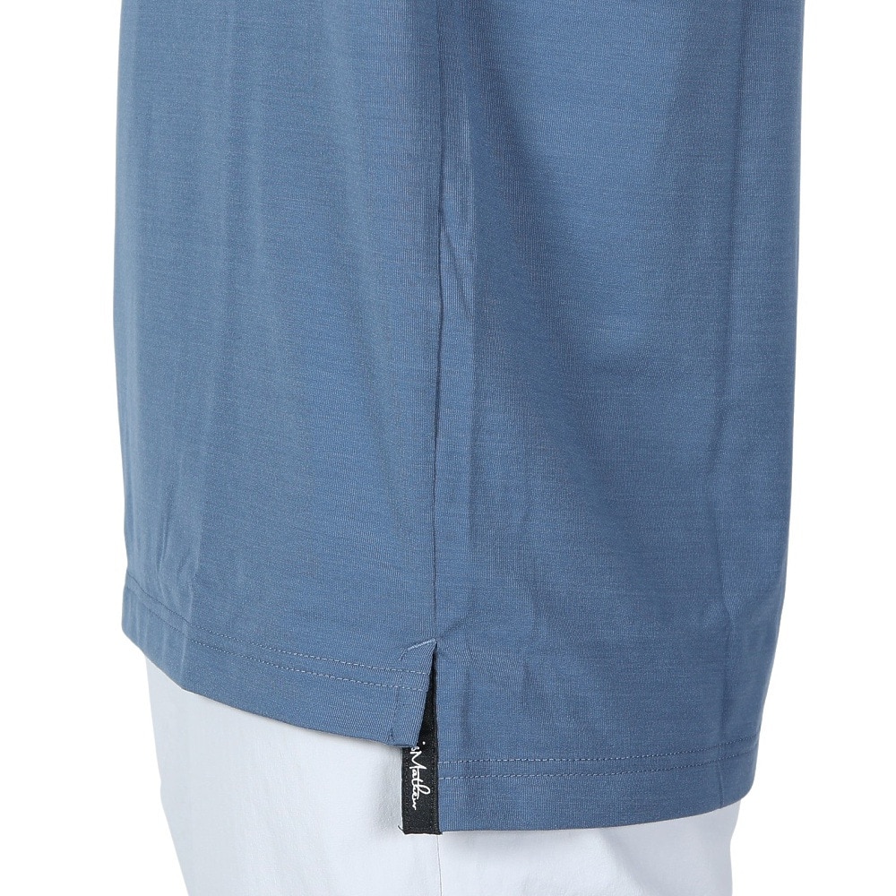 トラヴィスマシュー（Travis Mathew）（メンズ）ゴルフウェア 吸汗速乾 半袖テック モックネックシャツ ストレッチ 7AF074-4NAV