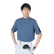 トラヴィスマシュー（Travis Mathew）（メンズ）ゴルフ 半袖テック モックネックシャツ 7AF074-4NAV