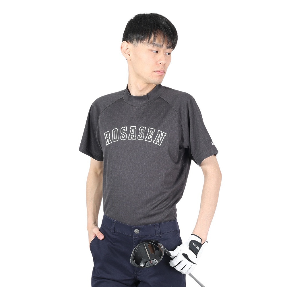 セール】 【MEN】白夜ゴルフ柄 長袖シャツ （ポロシャツ）｜23区