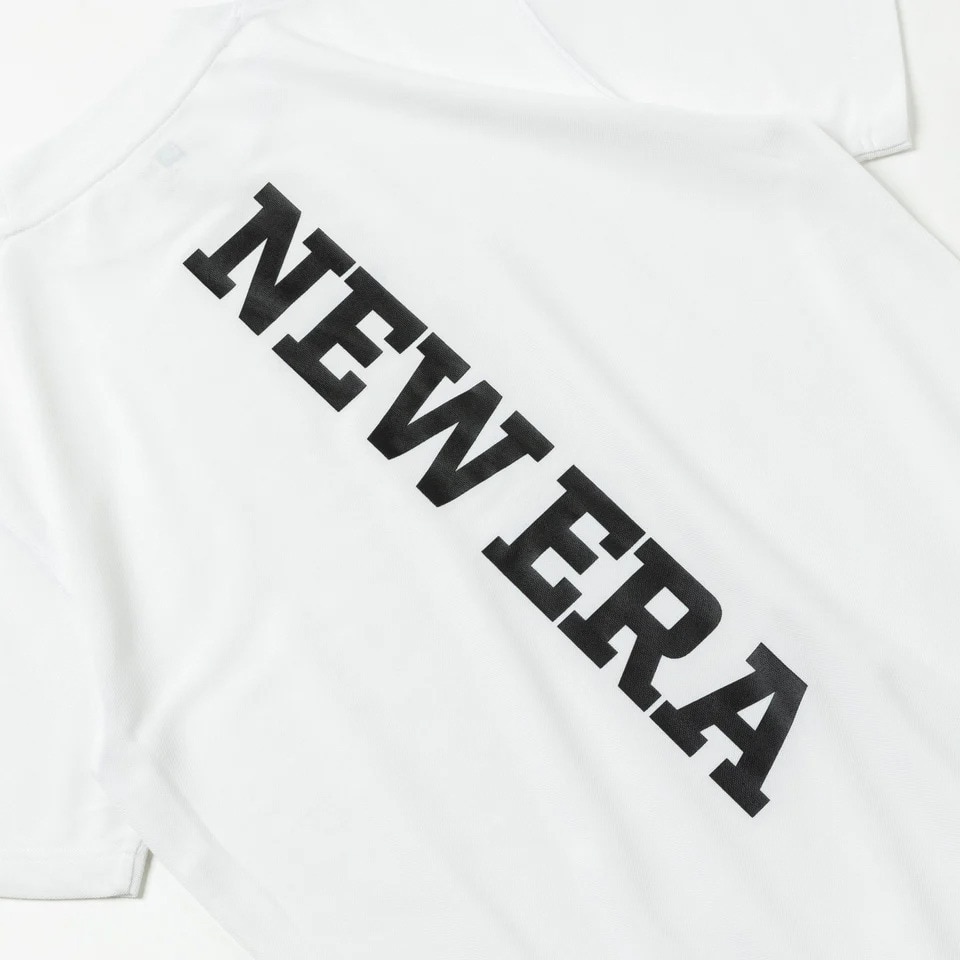 ニューエラ（NEW ERA）（メンズ、レディース）ゴルフ モックネック 半袖 鹿の子 ミッドネック Tシャツ Vertical Logo 14109047